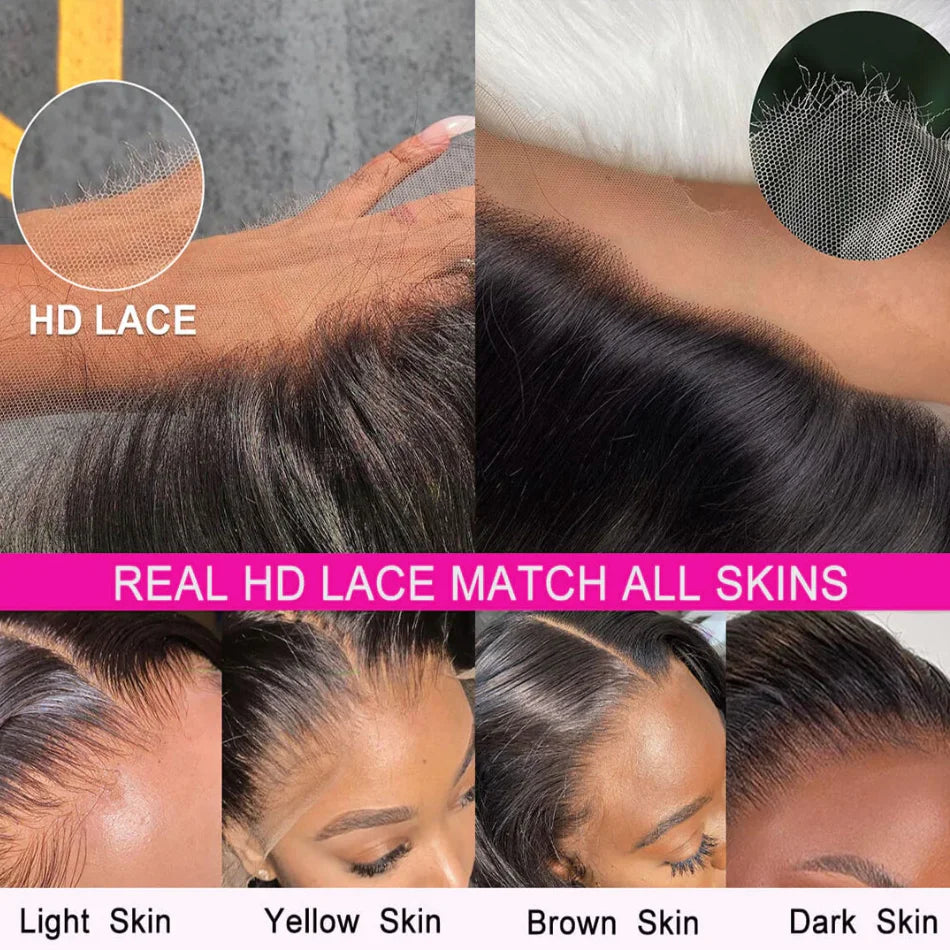 250% Density 5x5 HD Lace Wig 13x4 HD Lace Frontal Wig Human Hair Deep Curly Lace Front Wig PrePlucked Full Wigs Luxury Wig