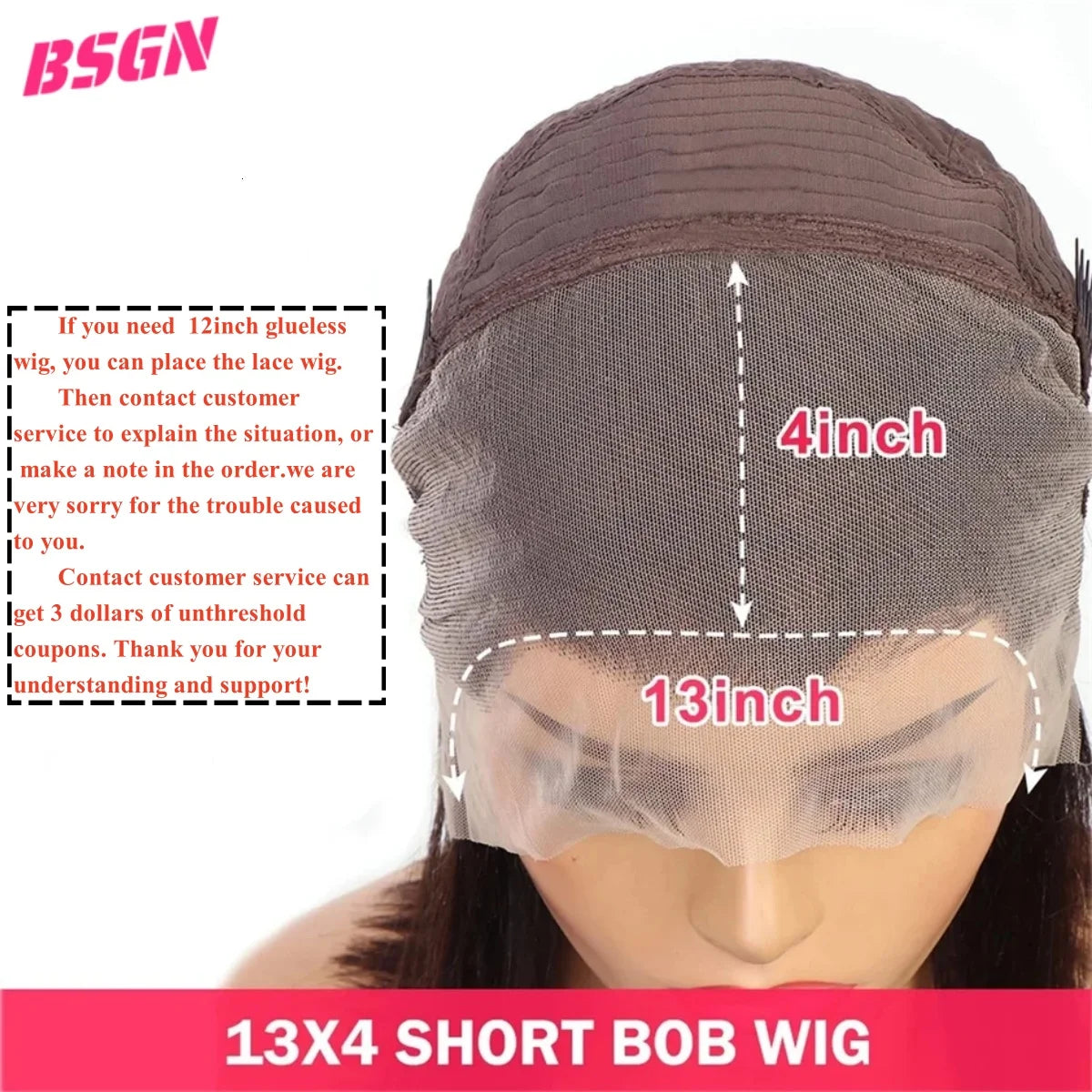 BSGN Chocolate Bob Wigs 220% 13X4 HD Transparent Lace Frontal Wigs Human Hair 100% Human Hair For Woman Pre Plucked Glueless Wig