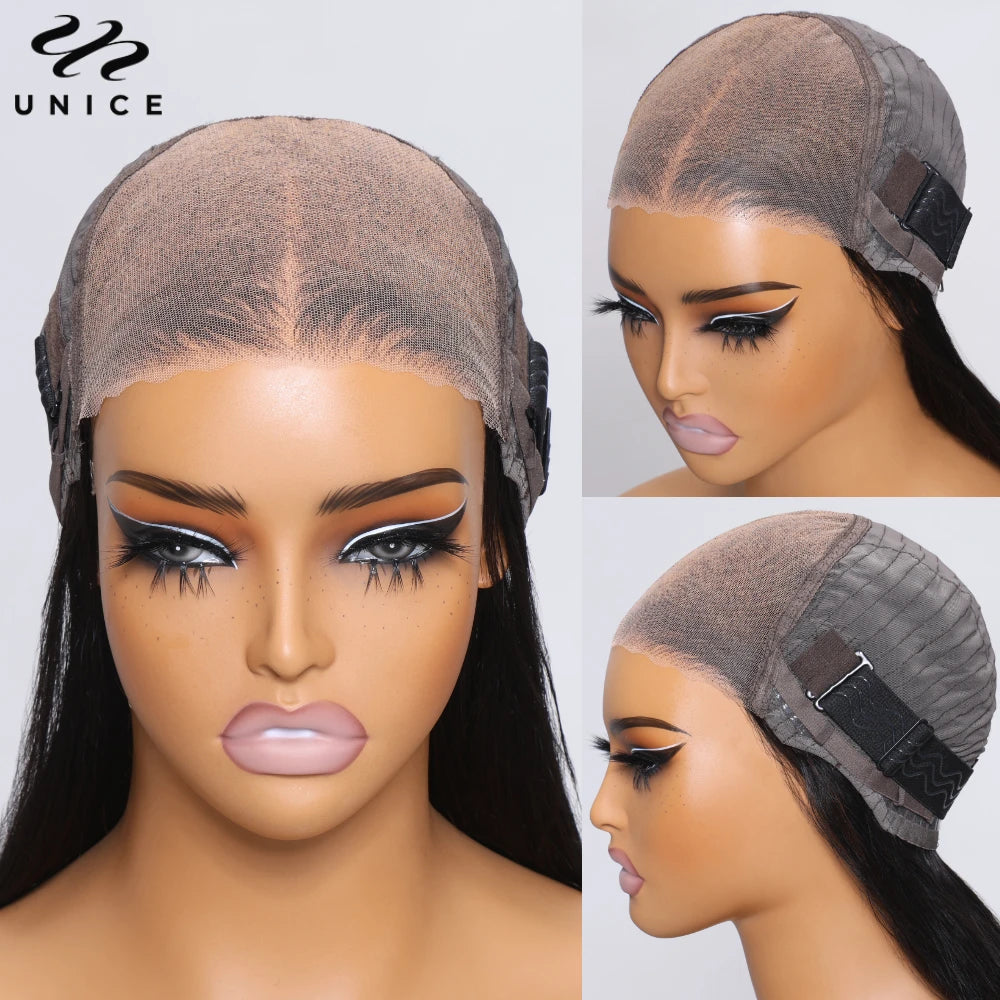 UNice Body Wave Highlight Wig Human Hair 13x4 Lace Frontal Wig Pre Cut Pre Bleached Knots 7x5 Lace Wig Wear Go Glueless Wig